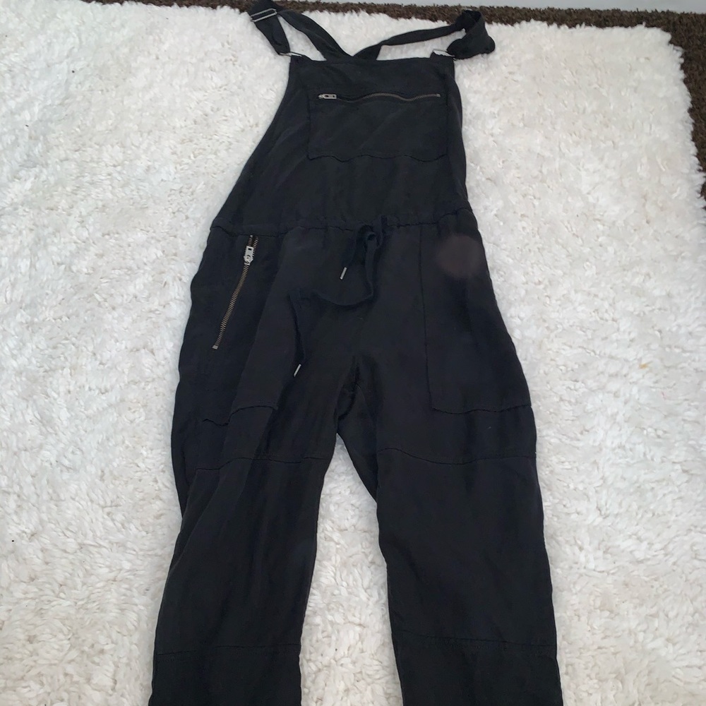 Black overalls
